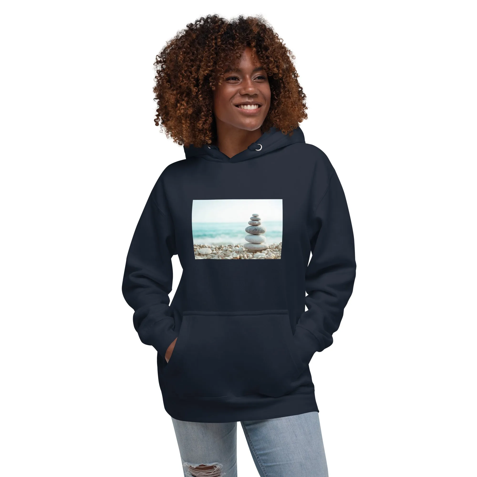 Hoodie Womens Designer (Hoodies Womens - Nature Seashore 0013)