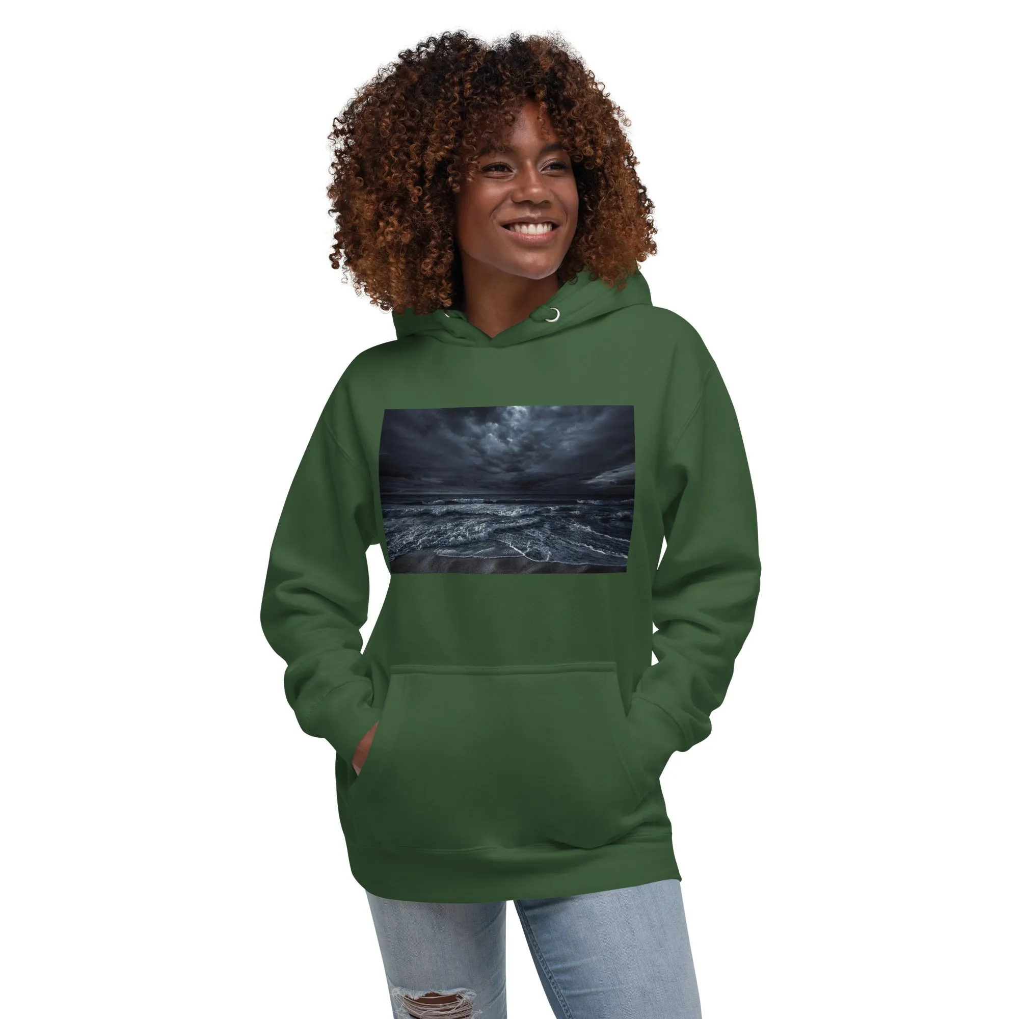 Hoodie Womens Designer (Hoodies Womens - Nature Seashore 0014)
