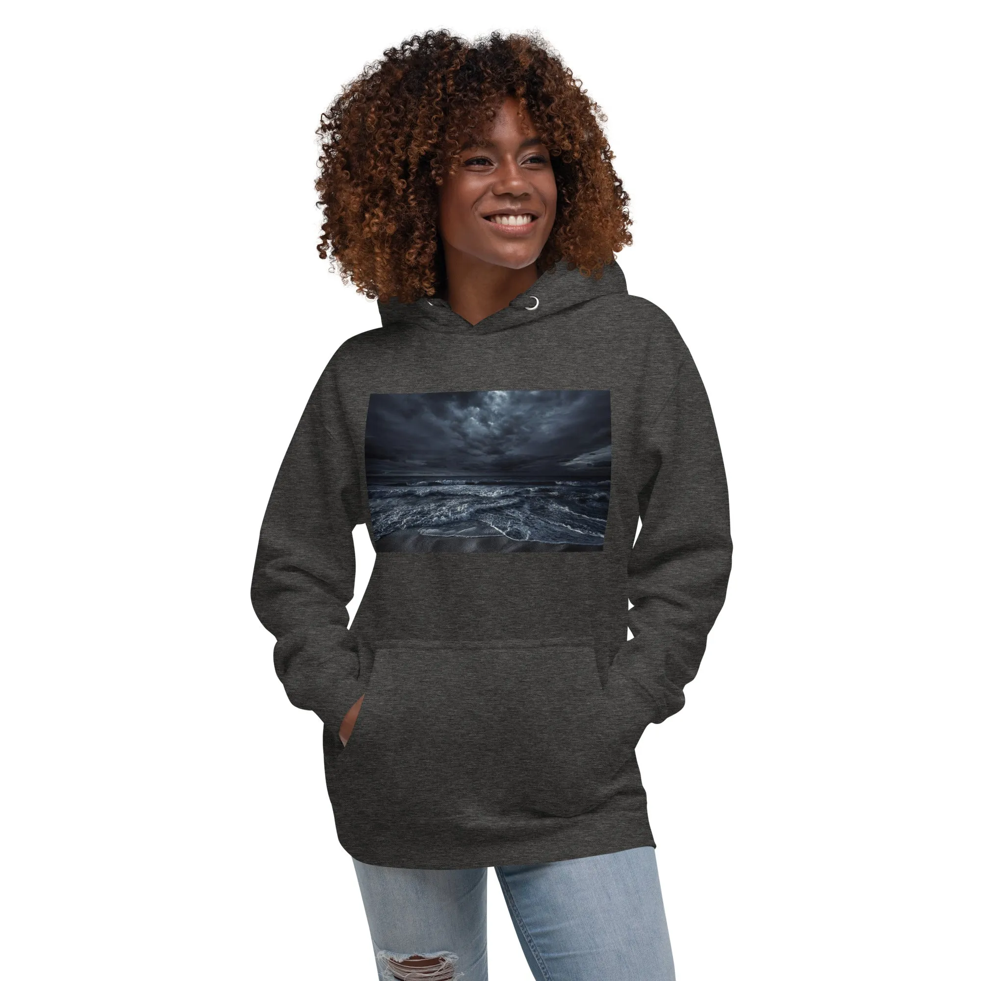 Hoodie Womens Designer (Hoodies Womens - Nature Seashore 0014)
