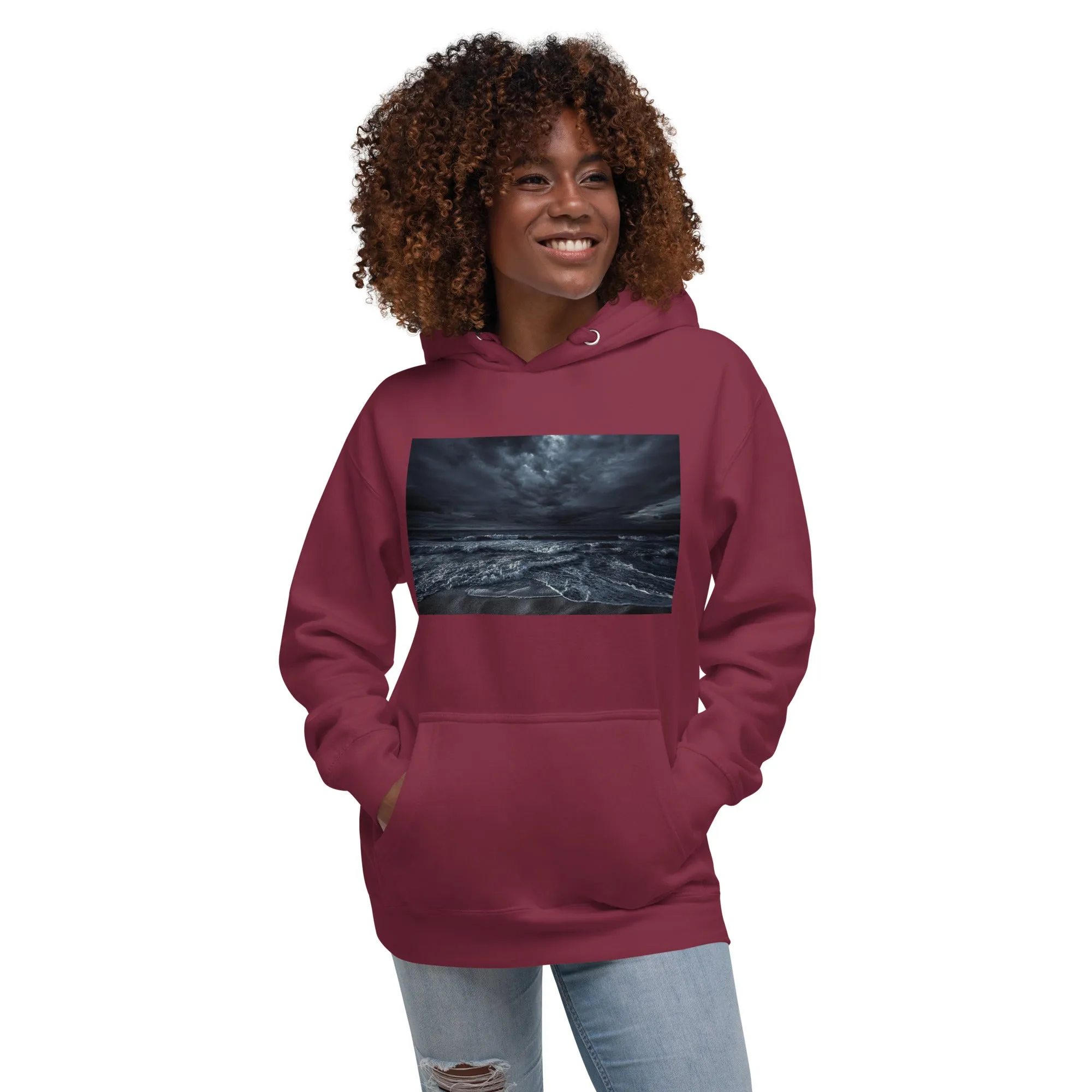 Hoodie Womens Designer (Hoodies Womens - Nature Seashore 0014)