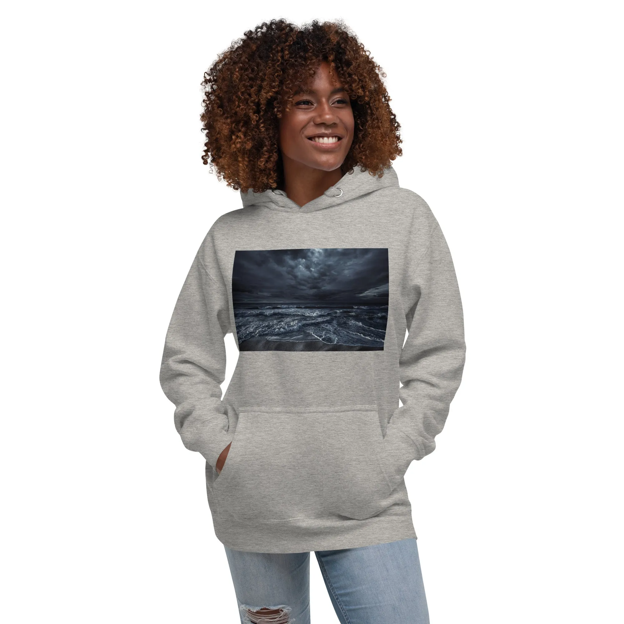 Hoodie Womens Designer (Hoodies Womens - Nature Seashore 0014)