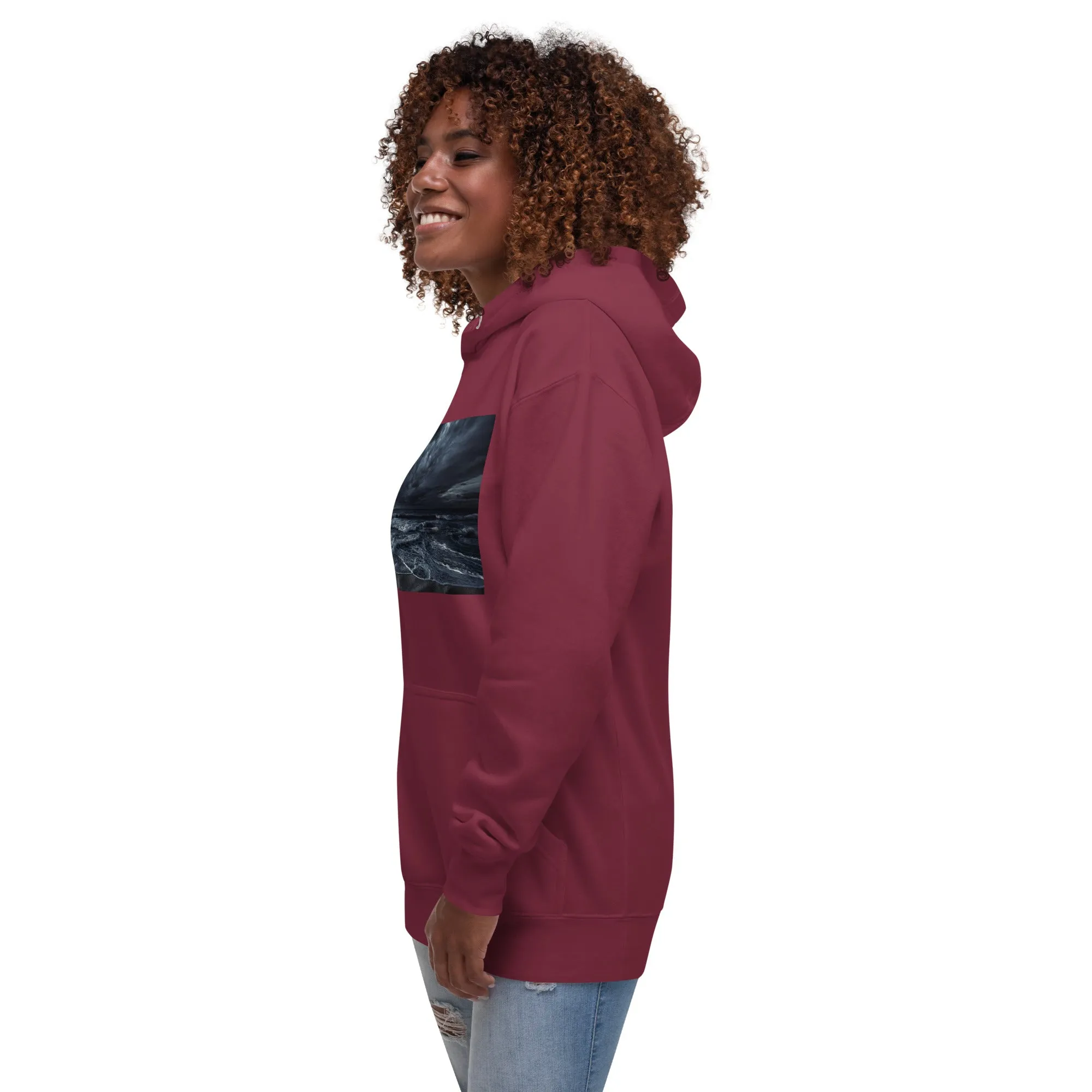 Hoodie Womens Designer (Hoodies Womens - Nature Seashore 0014)