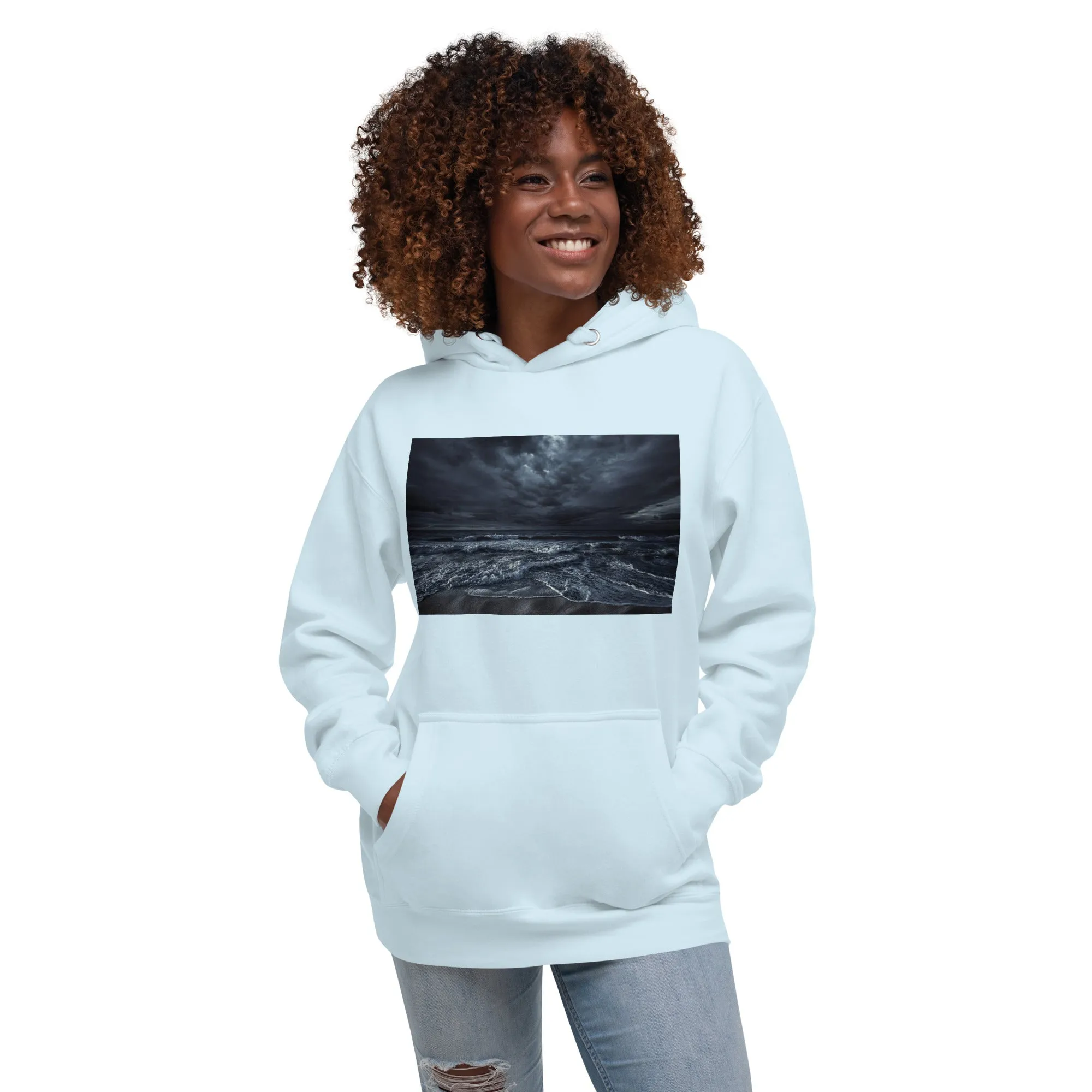 Hoodie Womens Designer (Hoodies Womens - Nature Seashore 0014)