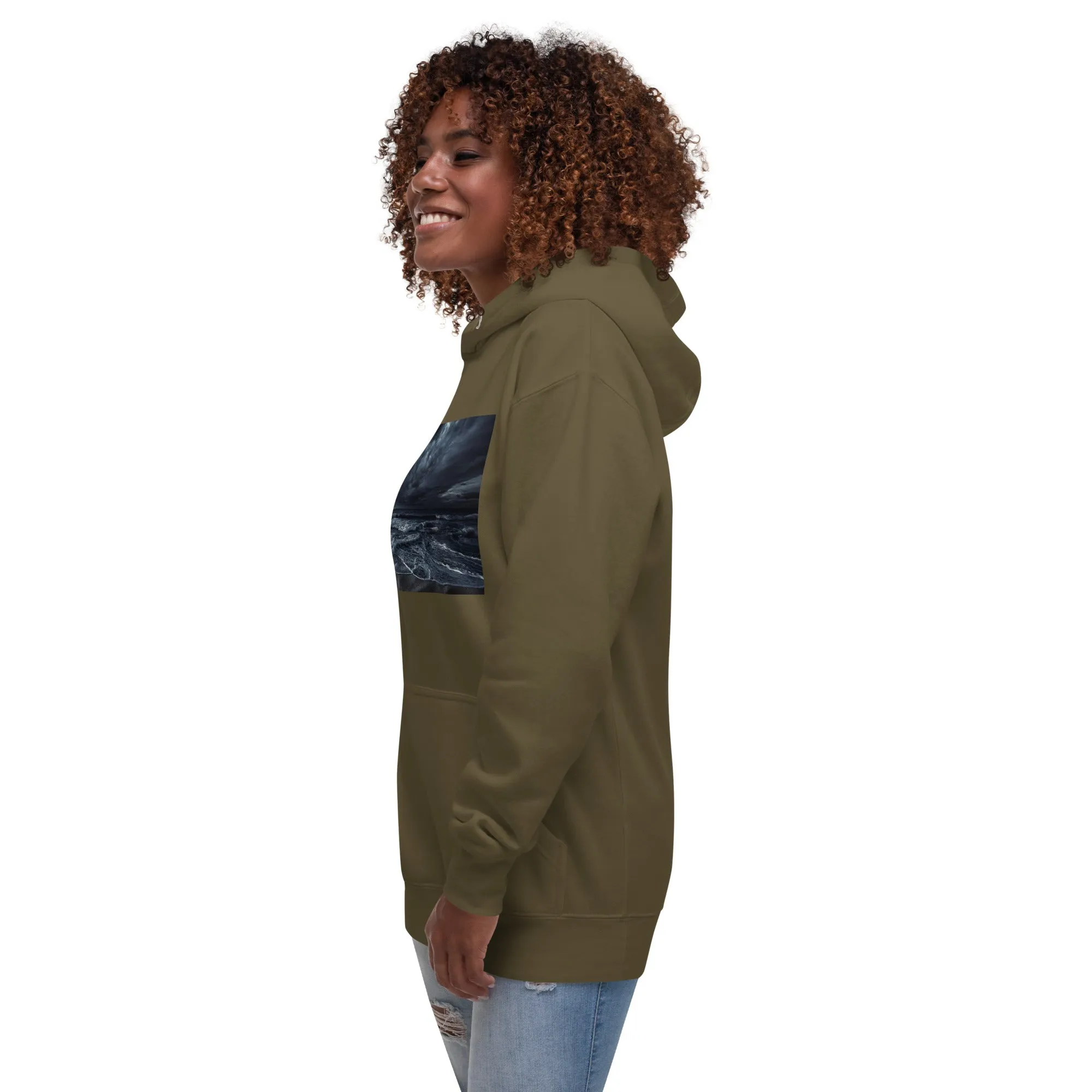 Hoodie Womens Designer (Hoodies Womens - Nature Seashore 0014)
