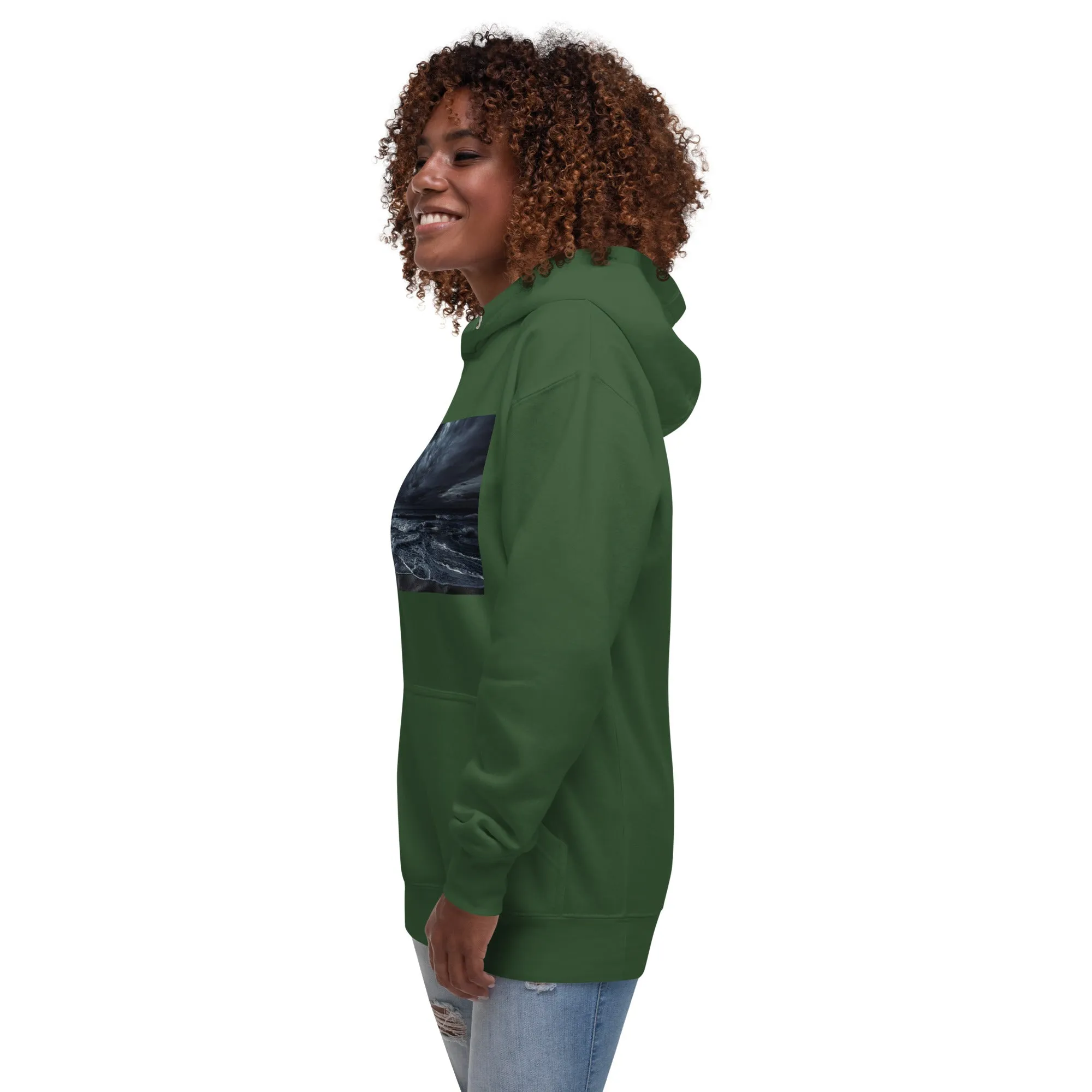 Hoodie Womens Designer (Hoodies Womens - Nature Seashore 0014)