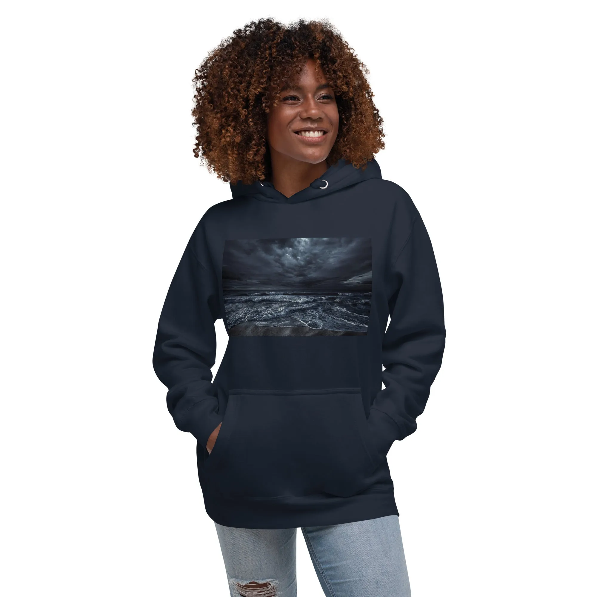 Hoodie Womens Designer (Hoodies Womens - Nature Seashore 0014)