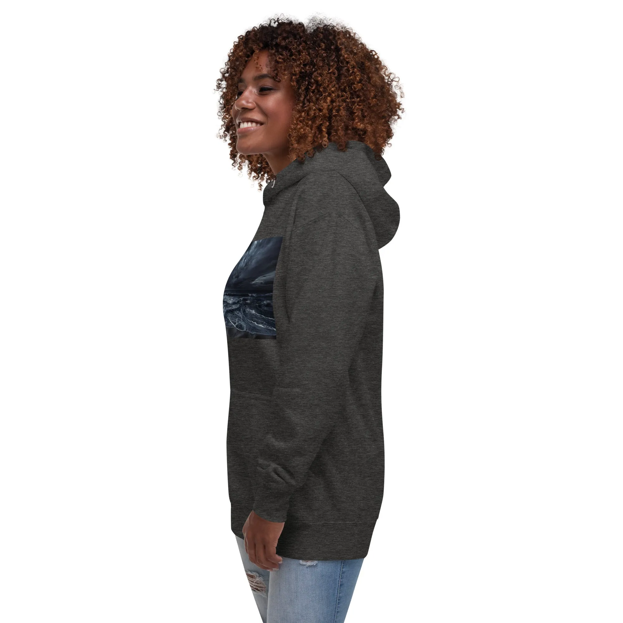 Hoodie Womens Designer (Hoodies Womens - Nature Seashore 0014)