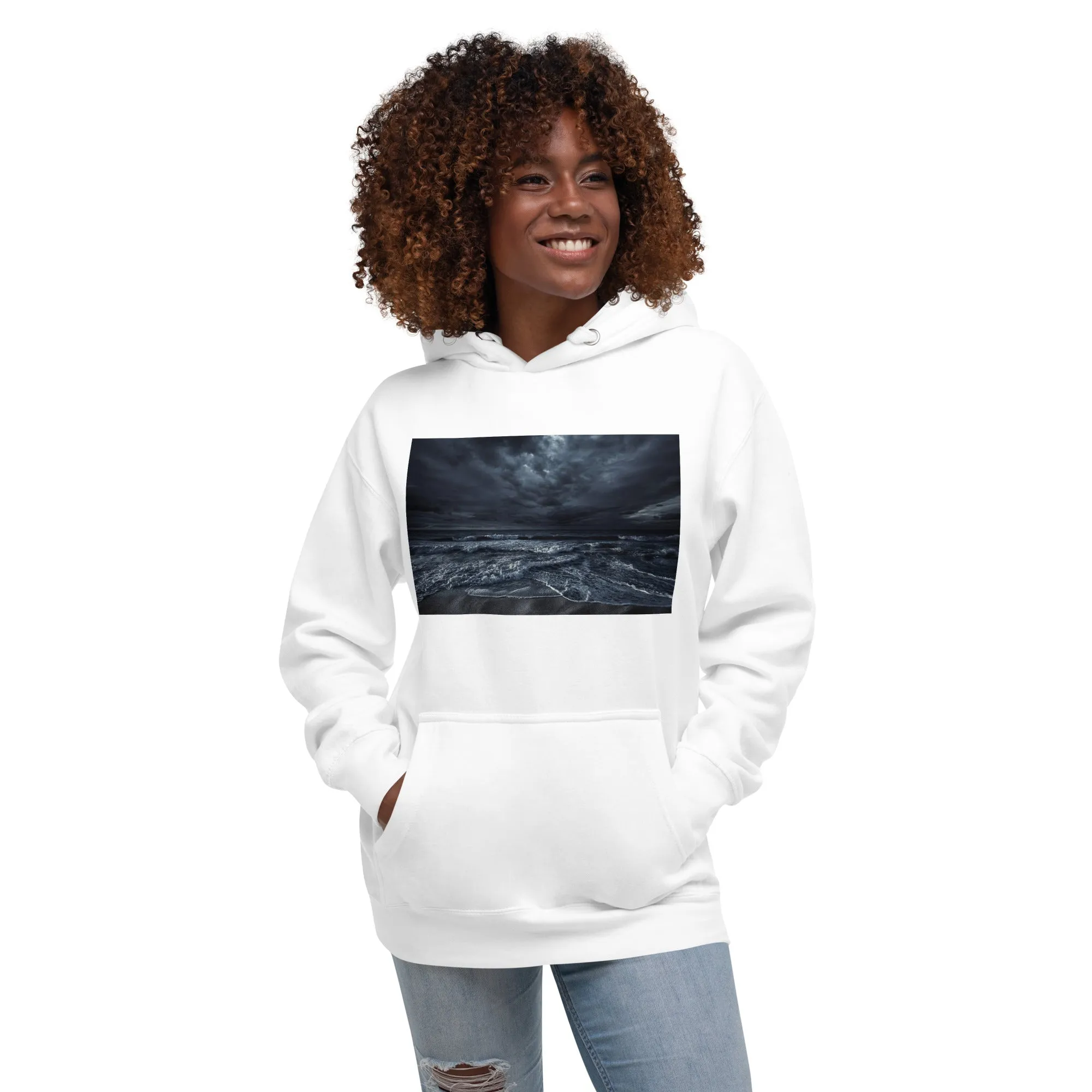 Hoodie Womens Designer (Hoodies Womens - Nature Seashore 0014)