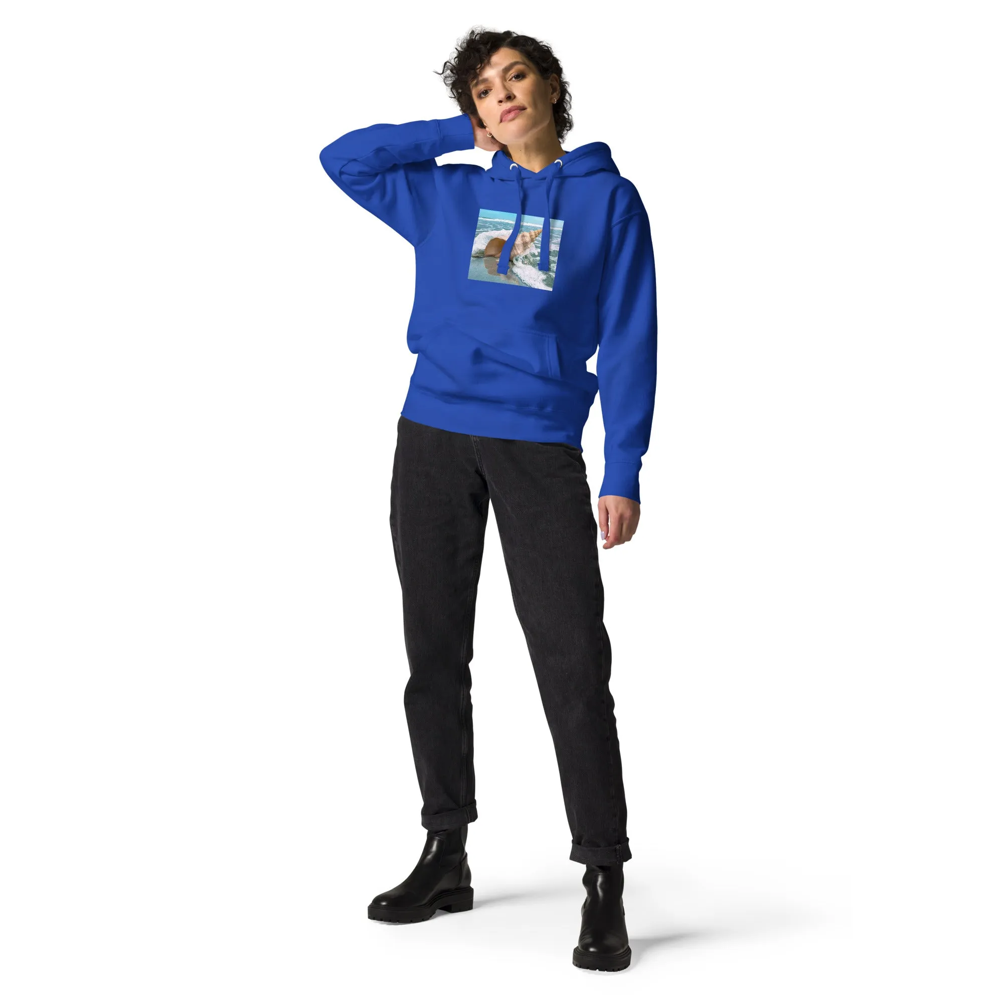 Hoodie Womens Designer (Hoodies Womens - Nature Seashore 008)