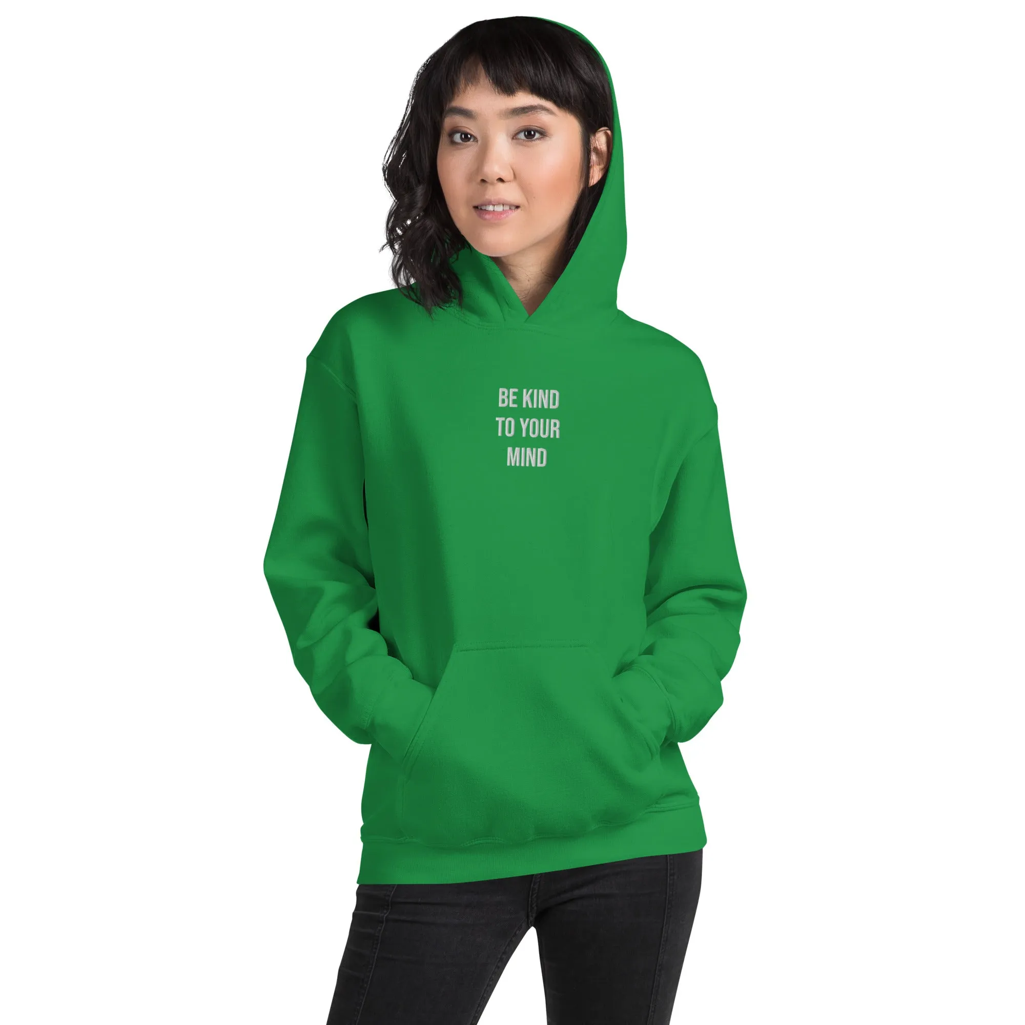 Hoodie Womens (Heavy Blend Hoodie Women's: Front Print - 002 Model)
