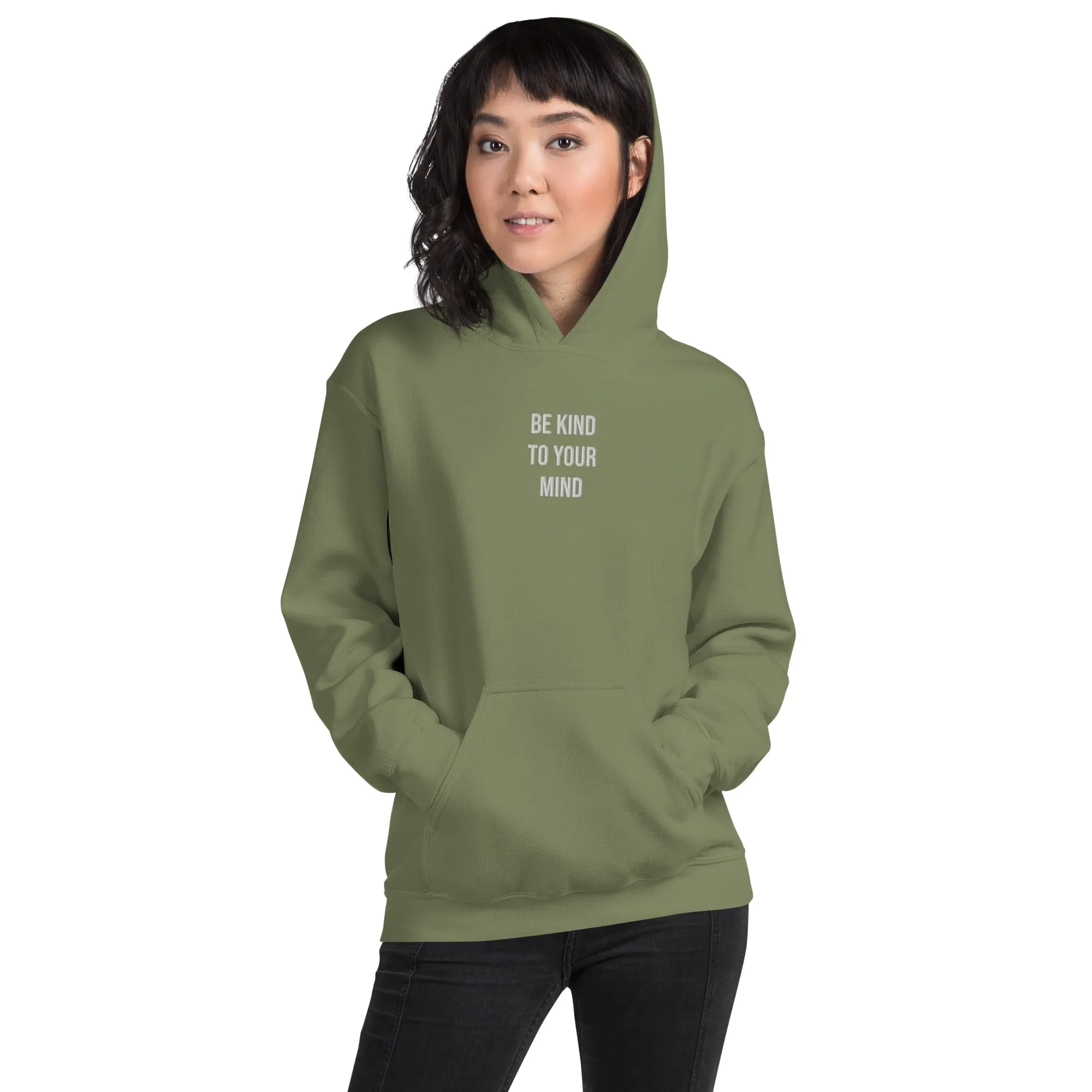 Hoodie Womens (Heavy Blend Hoodie Women's: Front Print - 002 Model)