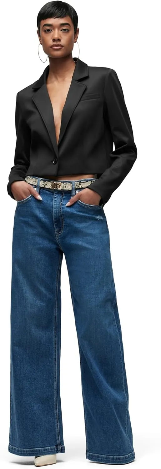 HUDSON Women's Cropped Blazer