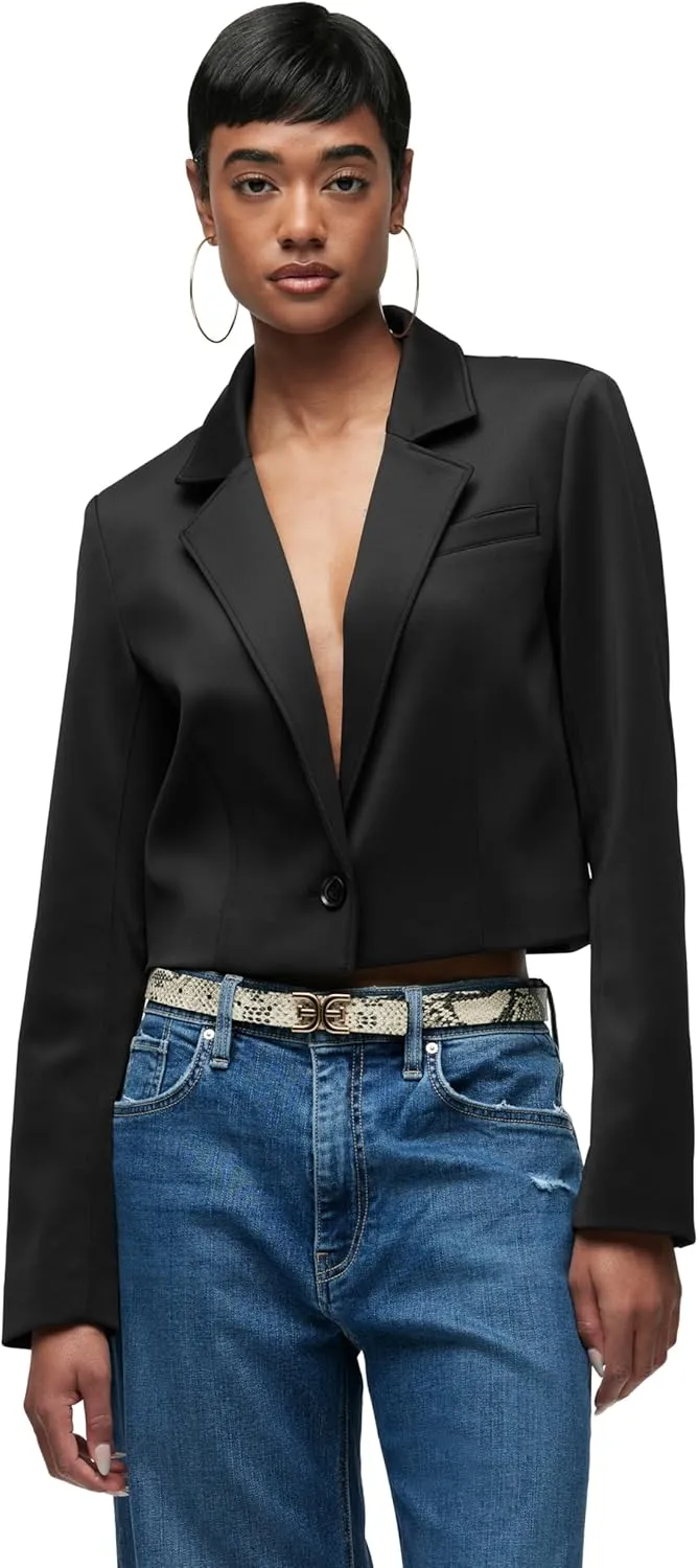 HUDSON Women's Cropped Blazer