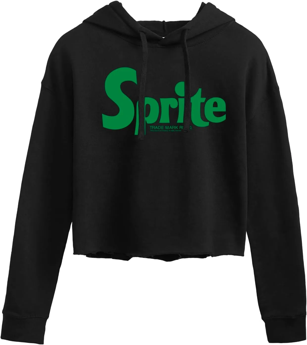 HYBRID APPAREL - Sprite - Monochrome - Women's Cropped Pullover Hoodie