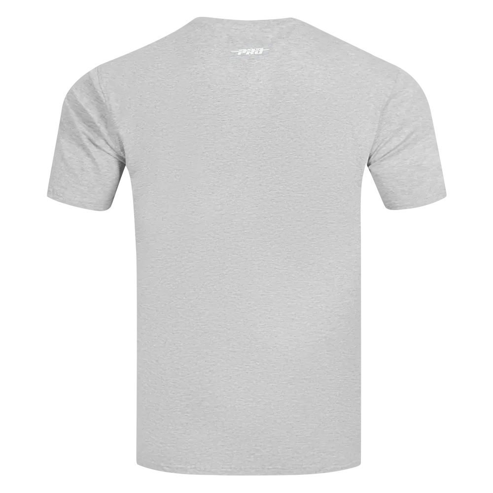 JACKSON STATE UNIVERSITY CLASSIC MEN'S STACKED LOGO TEE (HEATHER GREY)