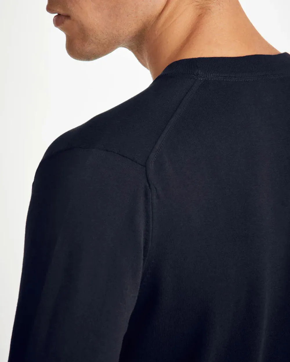 Jacob Sea Island Navy Sweatshirt