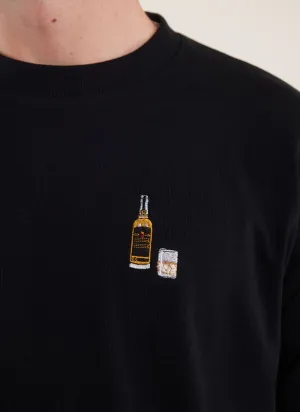 JAMESON Black Barrel Oversized T Shirt | JAMESON x Percival | Black