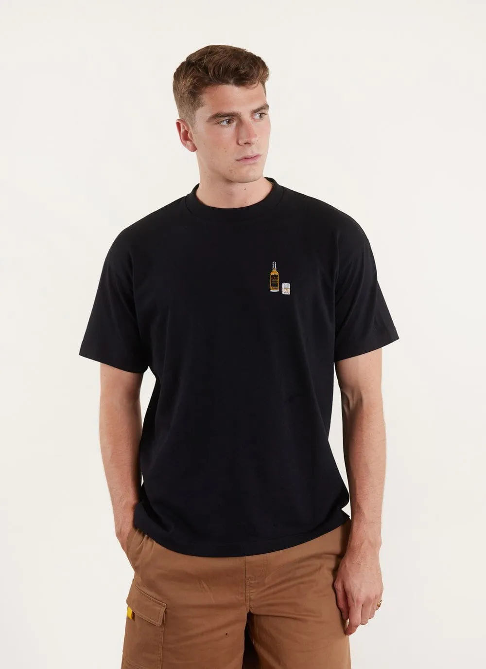 JAMESON Black Barrel Oversized T Shirt | JAMESON x Percival | Black
