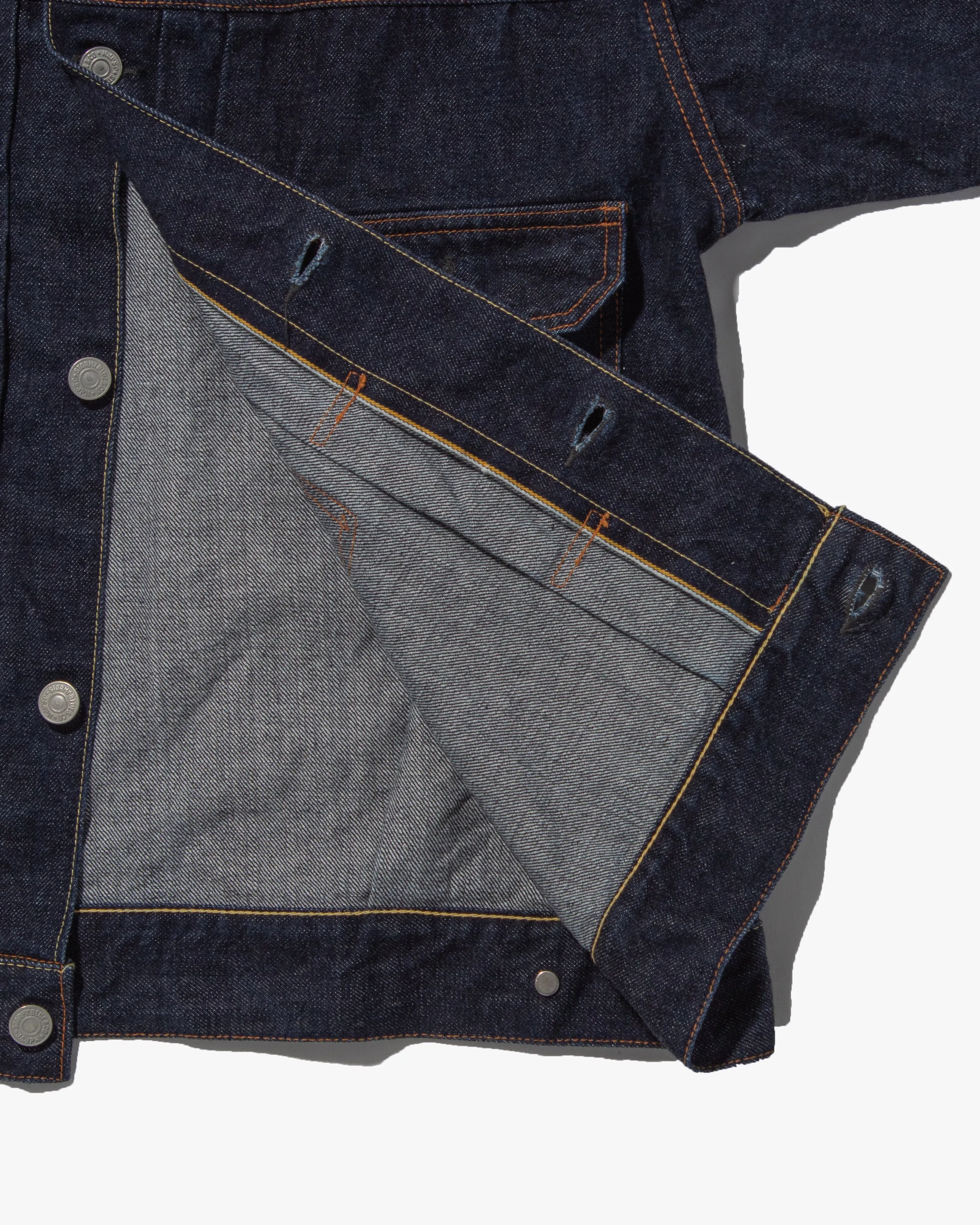 Japanese Repro, Pherrow's X Stormy Blue, Type II Selvedge Denim Jacket-40