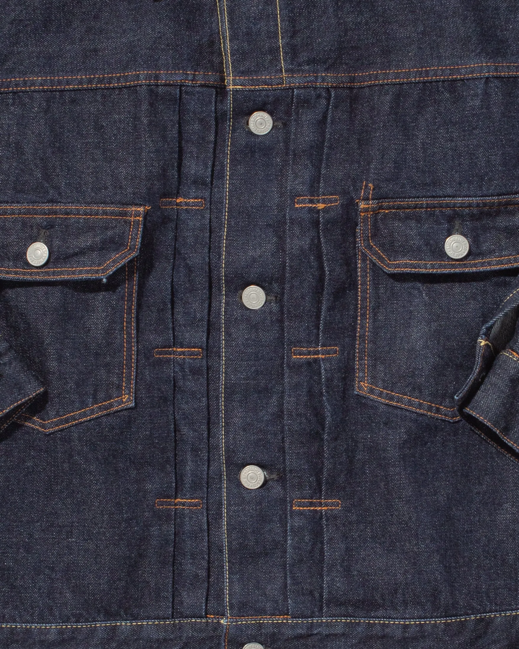 Japanese Repro, Pherrow's X Stormy Blue, Type II Selvedge Denim Jacket-40