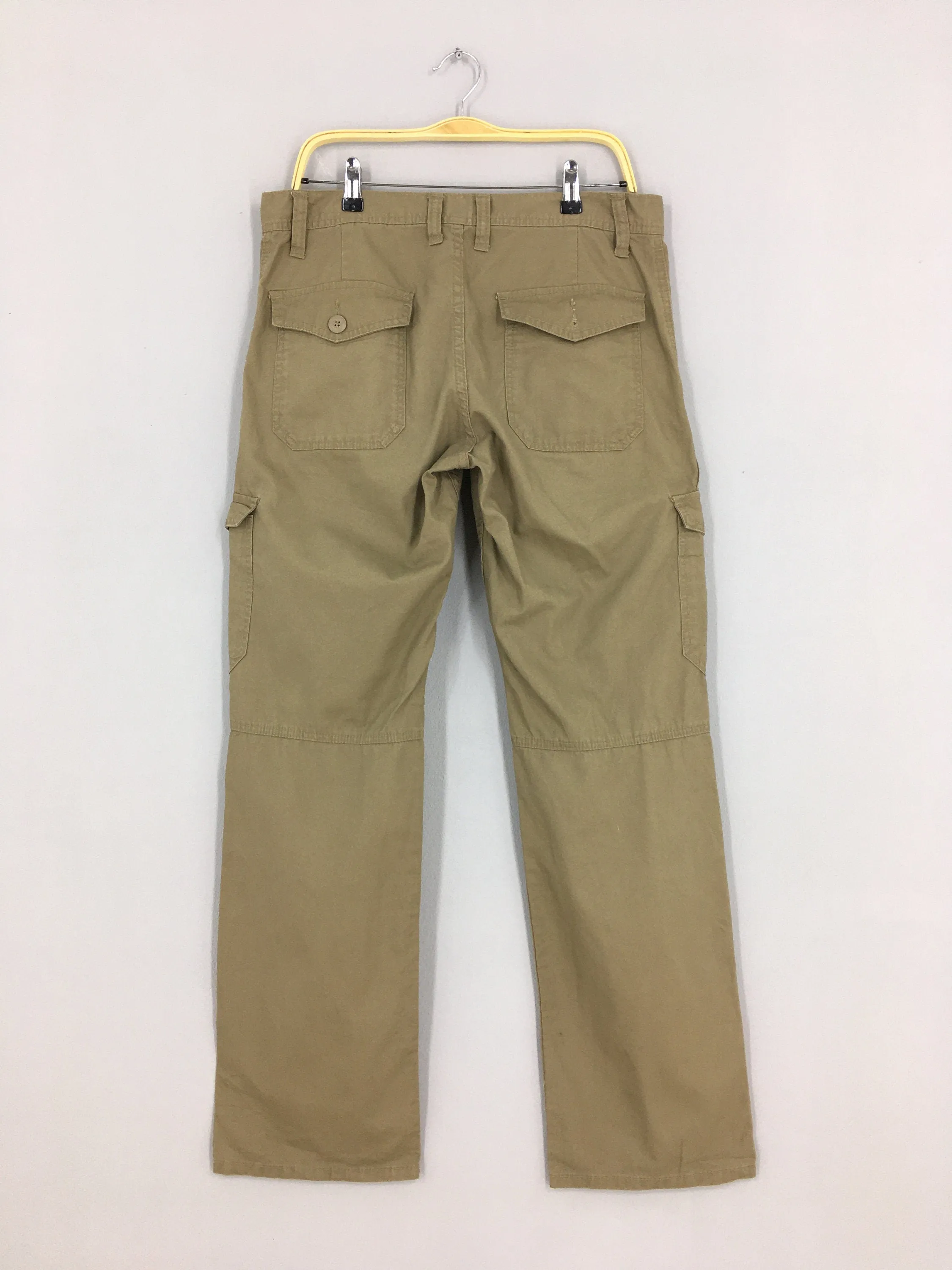 Japanese Surplus Olive Cargo Pants Size 34x32