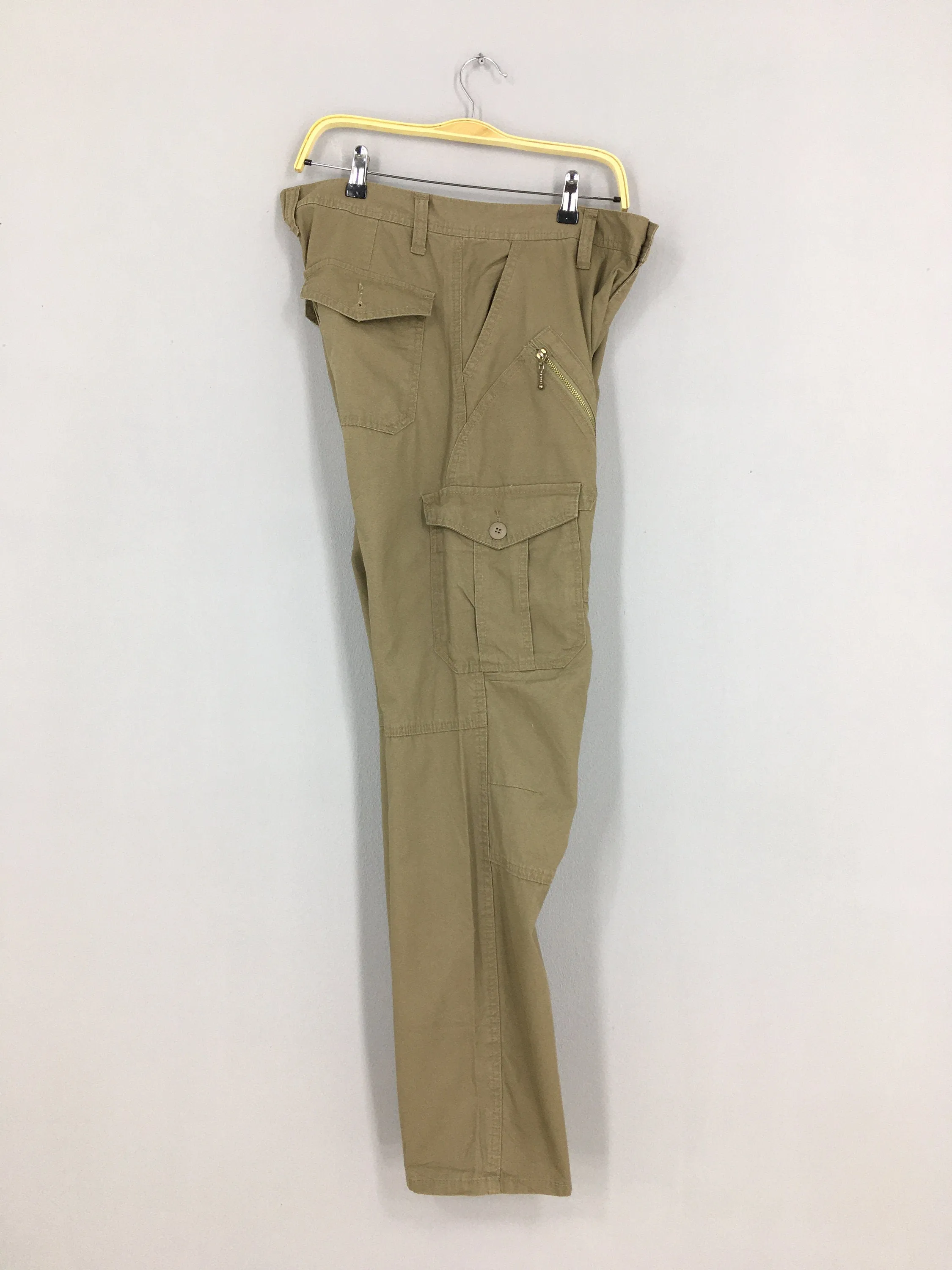 Japanese Surplus Olive Cargo Pants Size 34x32