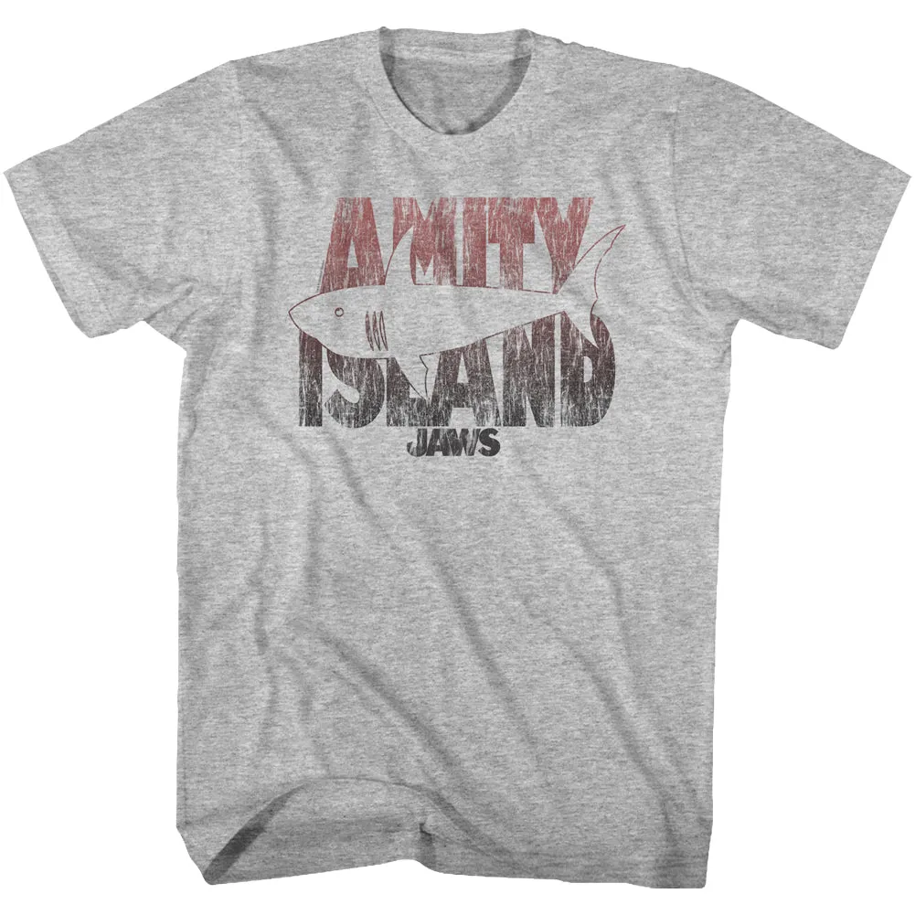 Jaws Shark Line Men's T-Shirt