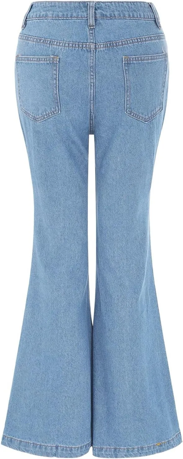 Jeans for Women Flare Jeans High Waisted Wide Leg Baggy Jean for Women Stretch Denim Pants Skinny Jeans Bootcut Jeans