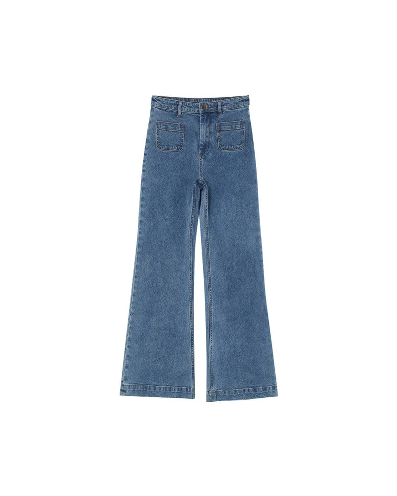 Jeans Pantalon 72 Bleu-Moyen