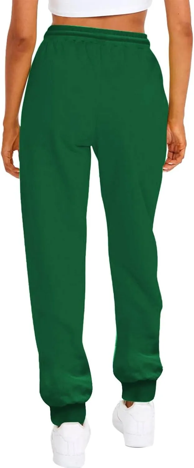 Jogger Sweatpants Women Baggy Fleece Drawstring High Waisted Athletic Pants Loose Comfy Joggers with Pockets