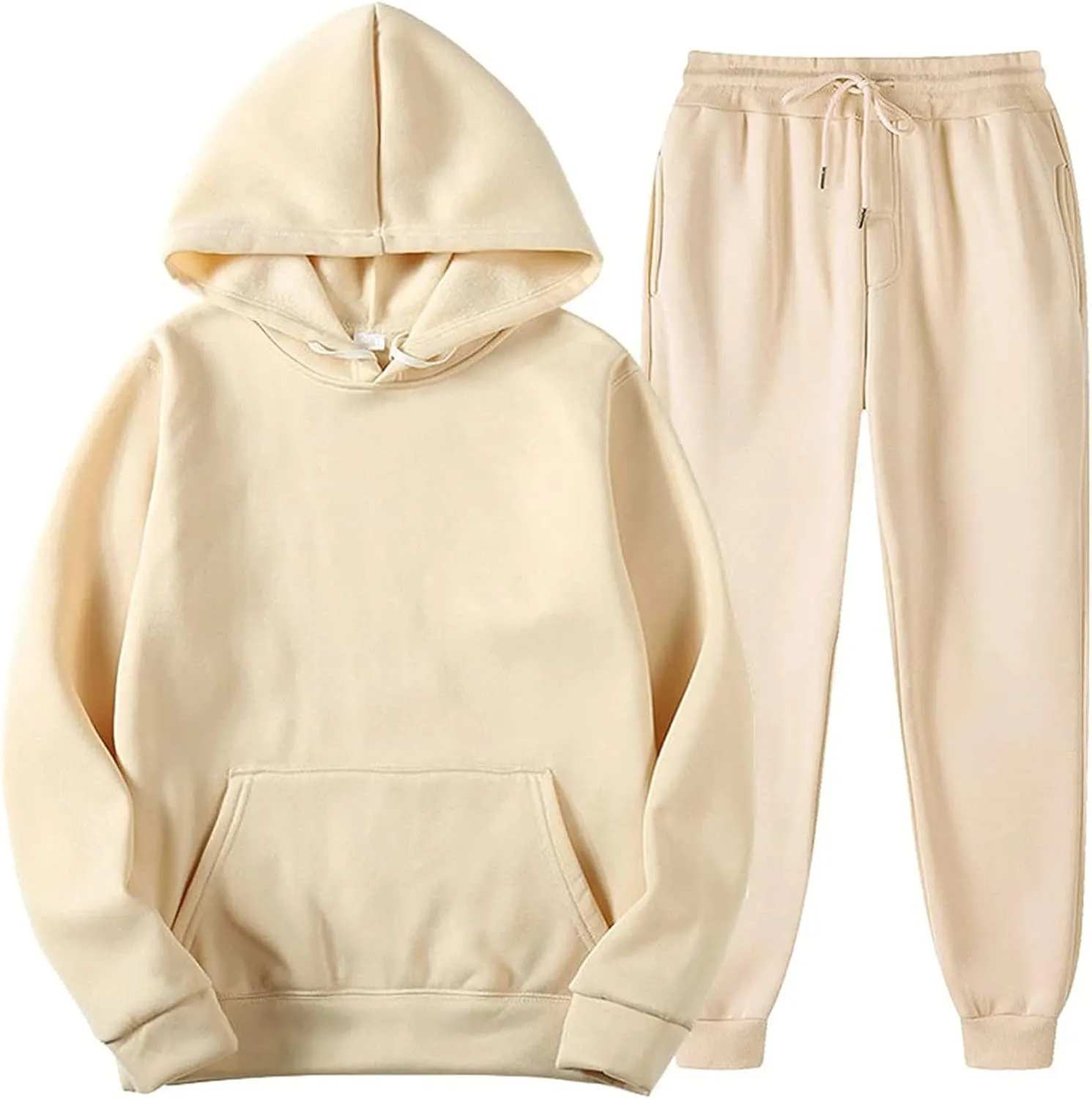 Joggers for Men 2 Piece Set Hoodies Sweatsuit Sets Casual Jogging Athletic Suits Hoodie Sweatsuits with Pocket