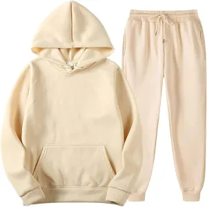 Joggers for Men 2 Piece Set Hoodies Sweatsuit Sets Casual Jogging Athletic Suits Hoodie Sweatsuits with Pocket
