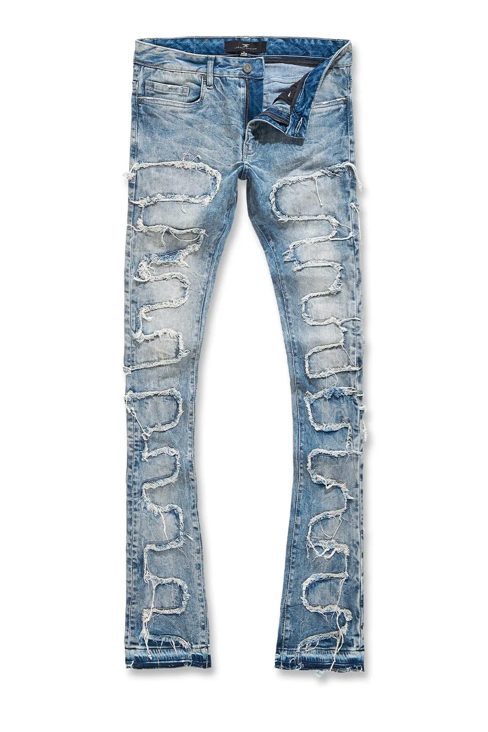 Jordan Craig Martin Stacked Python Men's Jean Pants Studio Blue