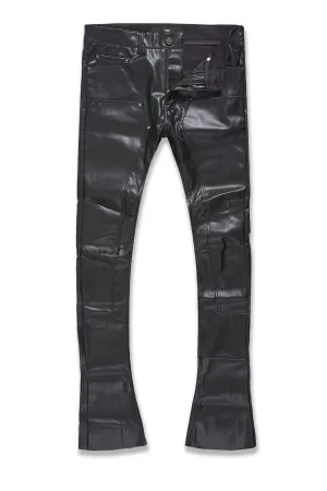 Jordan Craig PU Stacked Carpenter Men's Pants Black