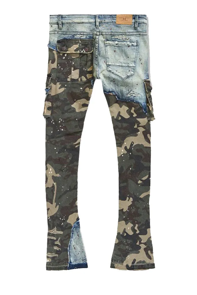Jordan Craig Ross Stacked Platoon Denim Men's Pants Woodland