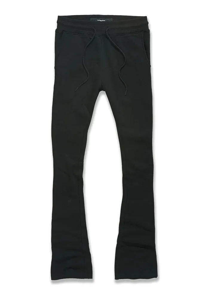 Jordan Craig Uptown Fleece Stacked Sweat Pants (Black) 8860L