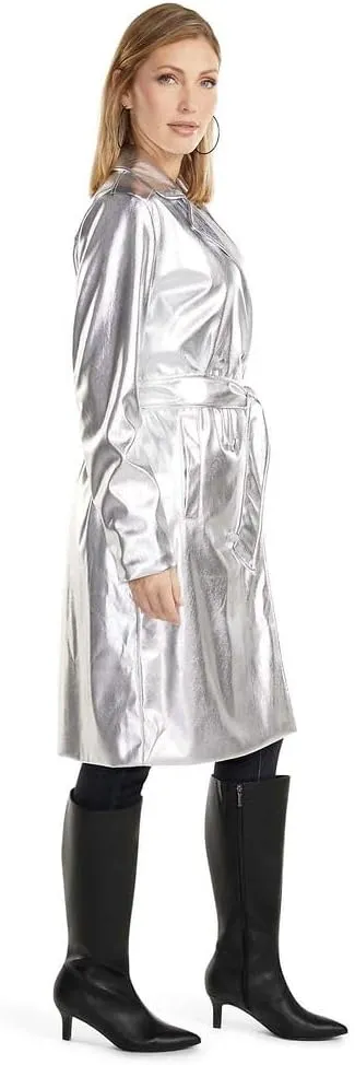 K Jordan174 Metallic Trench Coat