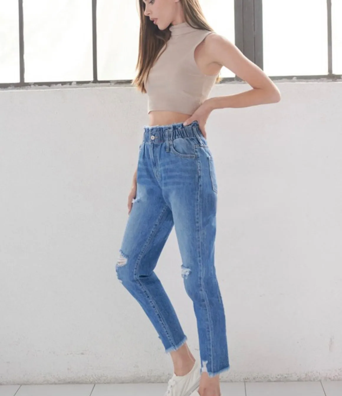 KanCan Paperbag Jeans
