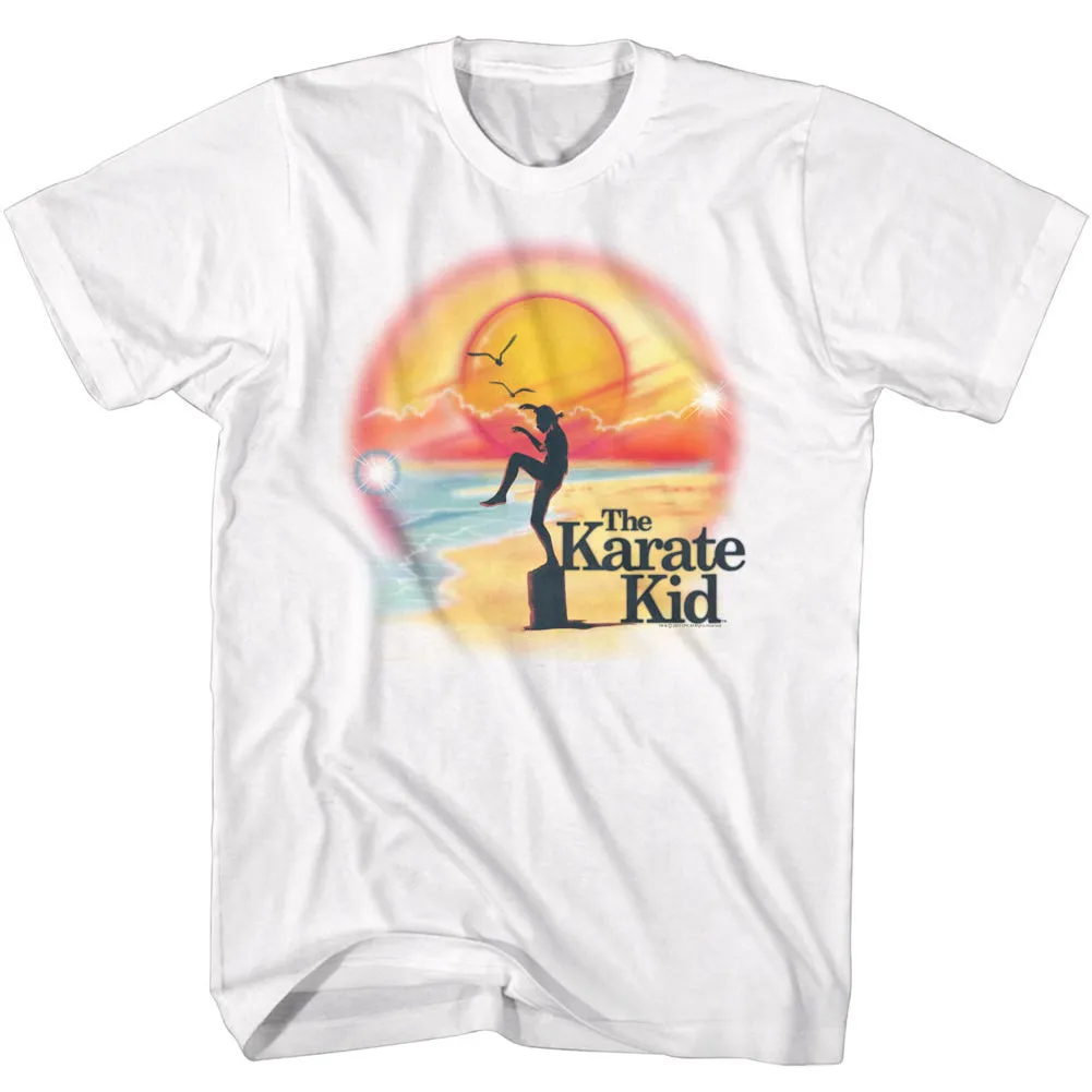 Karate Kid Airbrush Beach Men's T-Shirt