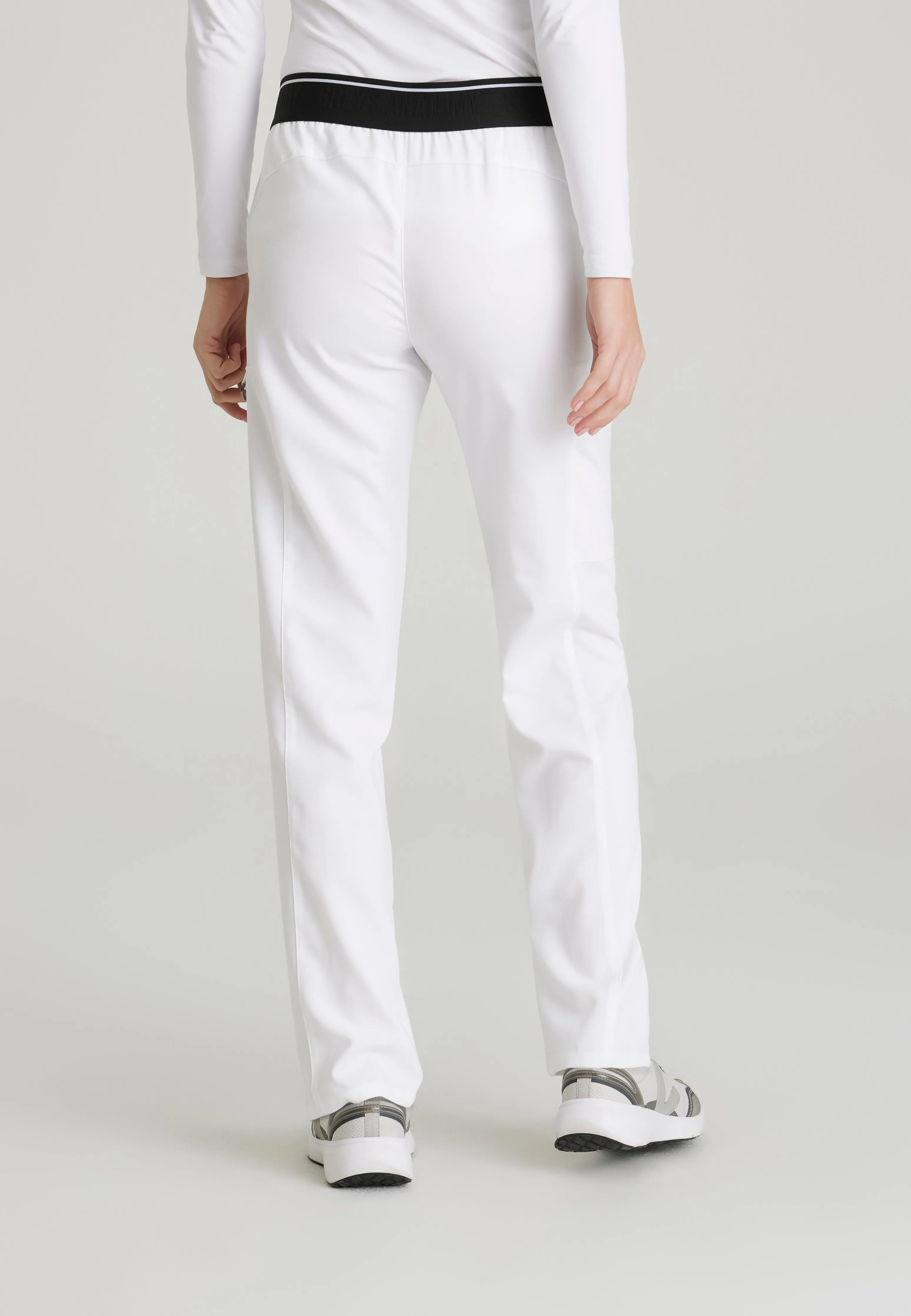 Kim 3-Pocket Mid-Rise Straight Leg Scrub Pant