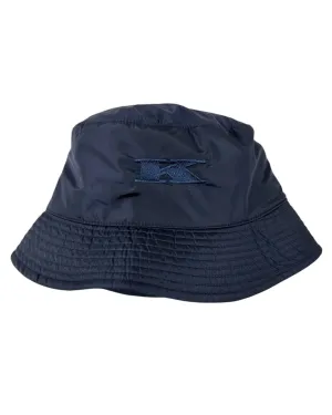 Kiton Bucket Hat Dark Blue K Logo - Size M
