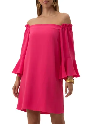 Knox Trina Turk Off Shoulder Mini Dress, Pink