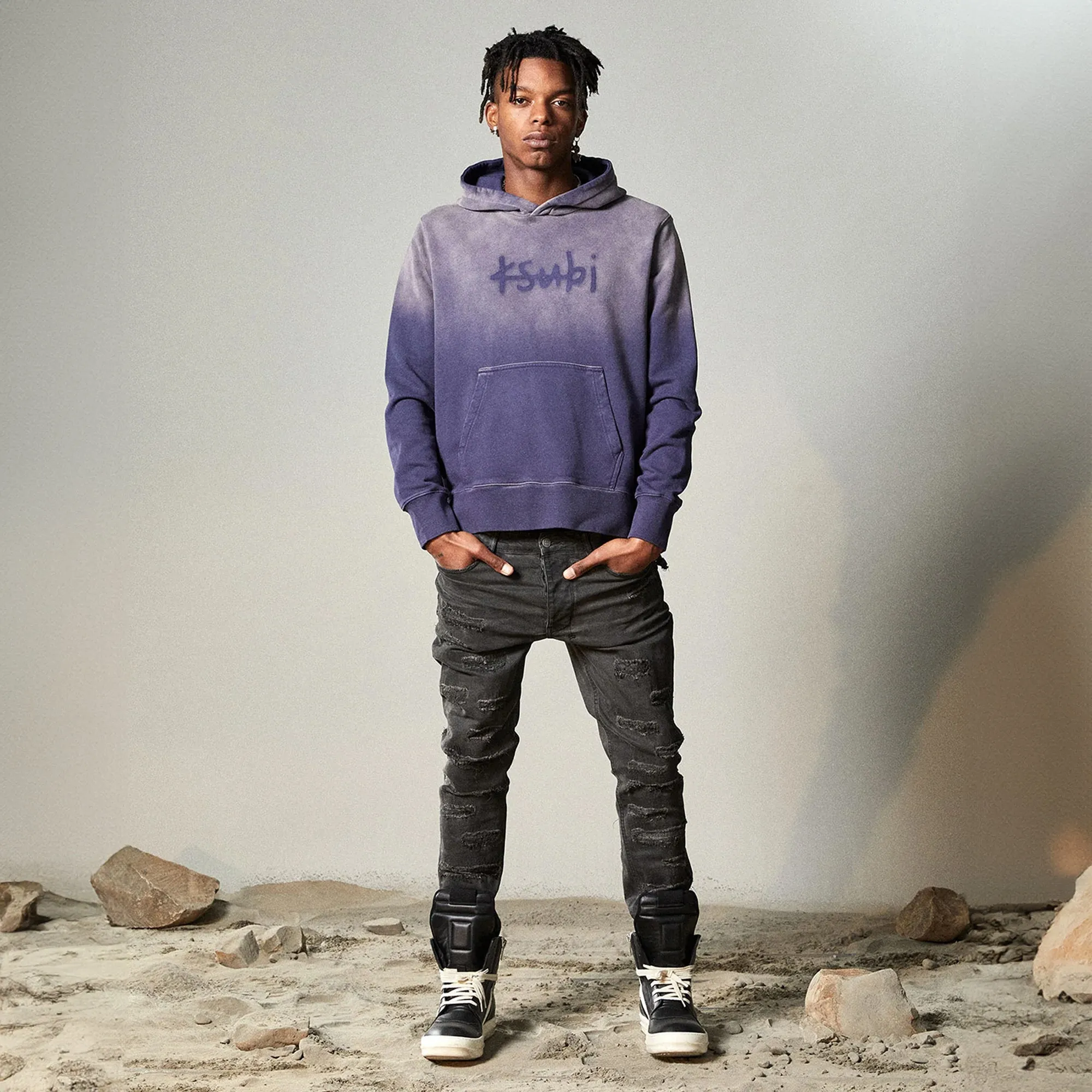 Ksubi Heritage Kash Hoodie Iced Neptune Hoodie