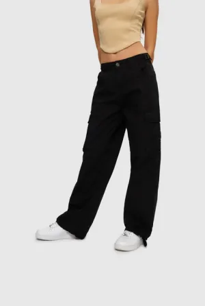 KUWALLA TEE 90'S WIDE LEG CARGO PANT - BLACK