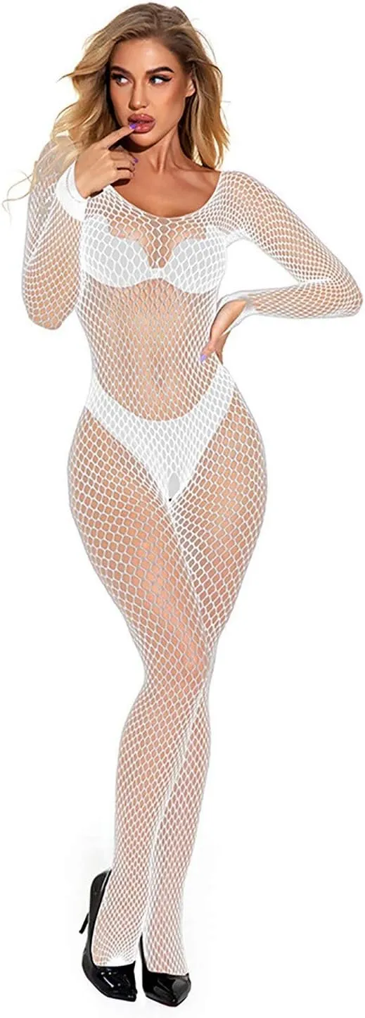 Lace Babydoll Lingerie Set for Women,Sheer Mesh with G-String,Perfect for Special Occasions