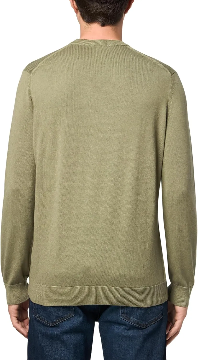 Lacoste Men's Monochrome Cotton Crew Neck Sweater