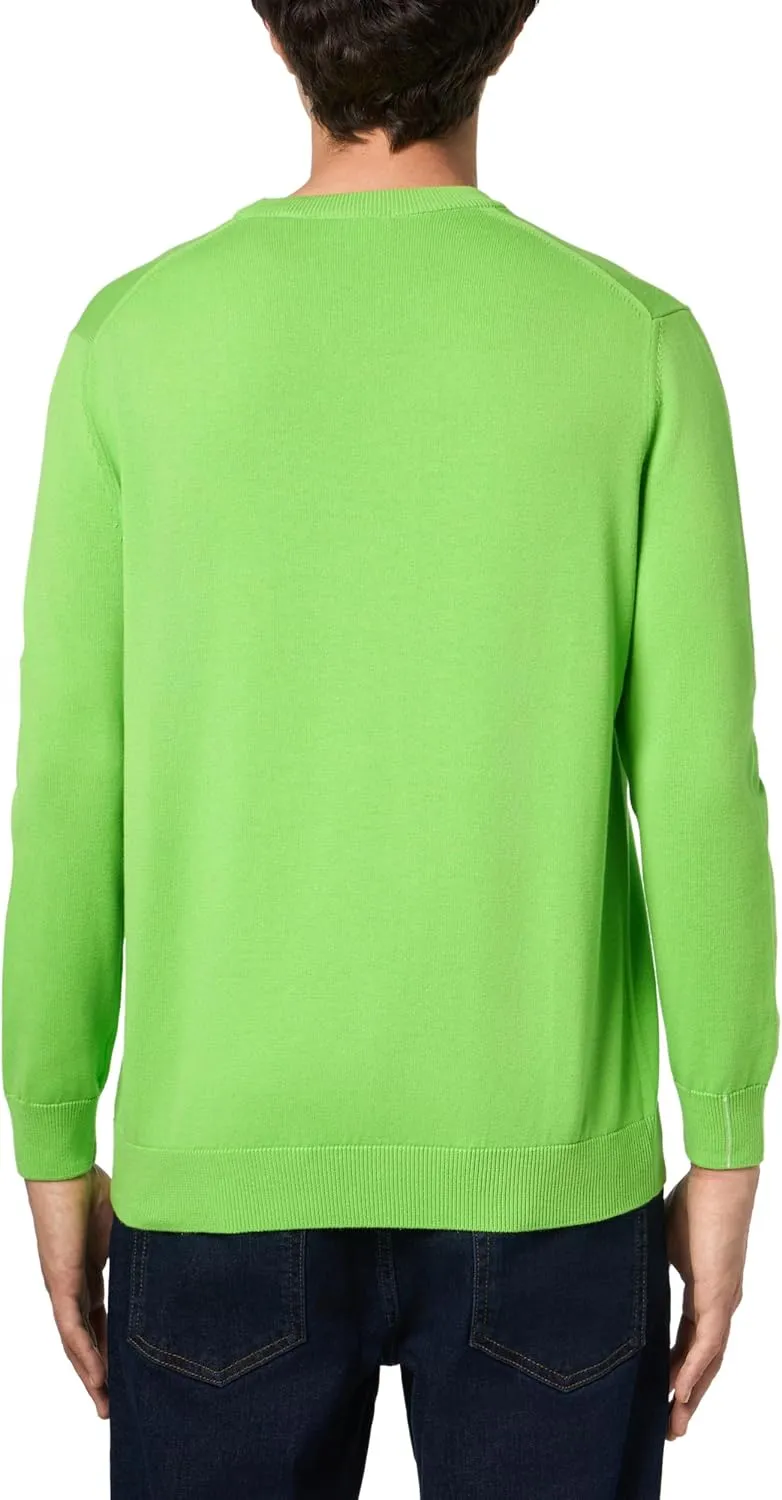 Lacoste Men's Monochrome Cotton Crew Neck Sweater