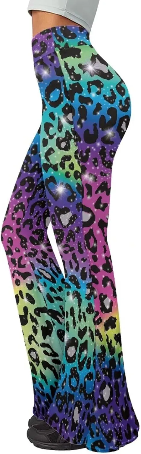 Ladies Womens Flare Leggings Flare Sweatpants Women Butt Lift