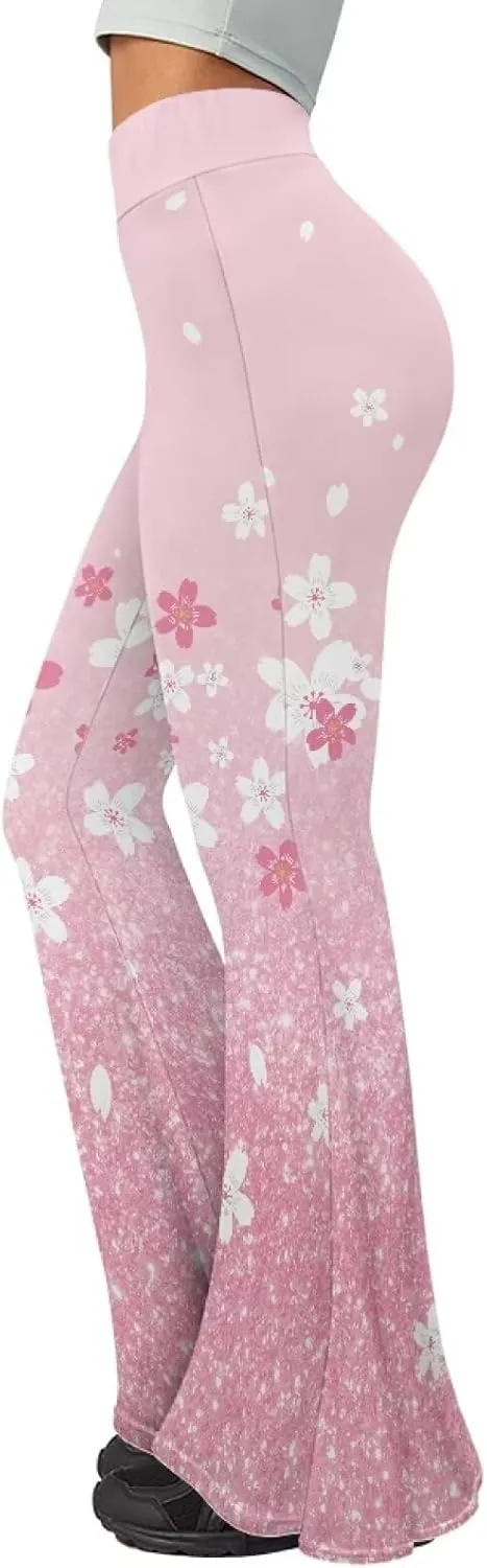 Ladies Womens Flare Leggings Flare Sweatpants Women Butt Lift