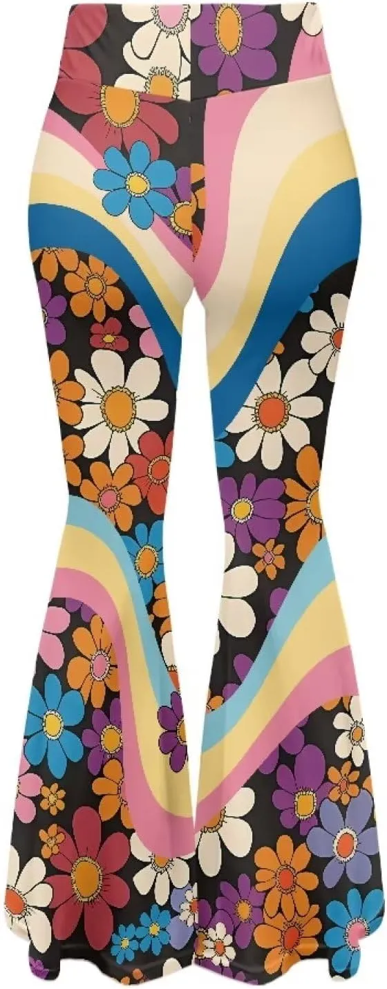 Ladies Womens Flare Leggings Flare Sweatpants Women Butt Lift